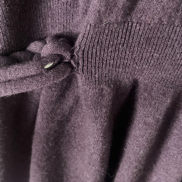 Love Moschino Rich Purple Crew Neck wool Dress - Picture 3 of 9